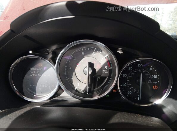JM1NDAM78K0311685 2019 MAZDA MX-5 MIATA RF Red Widok tylnych siedzeń