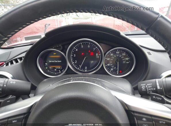 JM1NDAM7XS0653204 2025 MAZDA MX-5 MIATA RF Red უკანა სავარძლების ხედი
