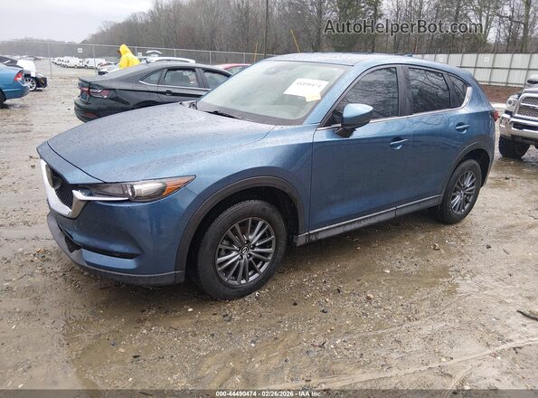 JM3KFABM5M0349567 2021 MAZDA CX-5 Blue Передня ліва чверть