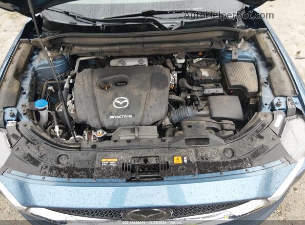 JM3KFABM5M0349567 2021 MAZDA CX-5 Blue Вид ззаду