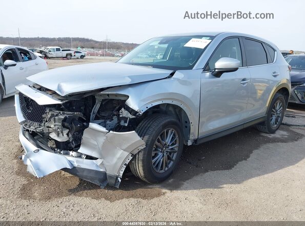 JM3KFACM4M0340311 2021 MAZDA CX-5 Silver Առջևի ձախ երեք քառորդ տեսարան