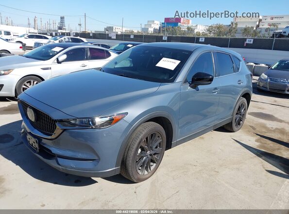 JM3KFACM5M0331200 2021 MAZDA CX-5 Gray Առջևի ձախ երեք քառորդ տեսարան