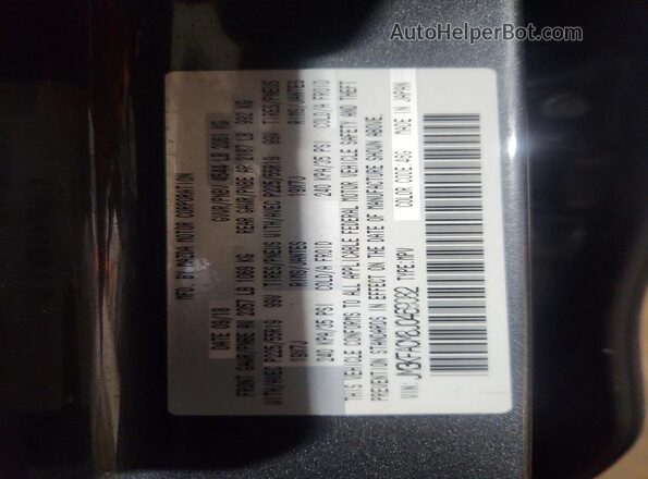 JM3KFACM8J0469082 2018 MAZDA CX-5 Gray VIN կոդի պիտակի տեսք