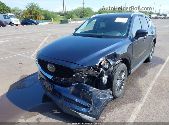 JM3KFACM8M0315668 2021 MAZDA CX-5 Blue Вид спереду