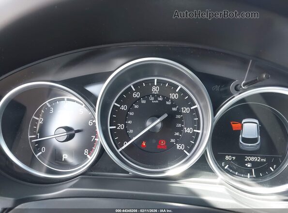 JM3KFACM8M0315668 2021 MAZDA CX-5 Blue Вид задніх сидінь
