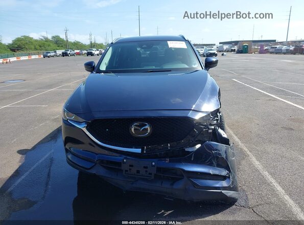 JM3KFACM8M0315668 2021 MAZDA CX-5 Blue Вид задньої частини салону