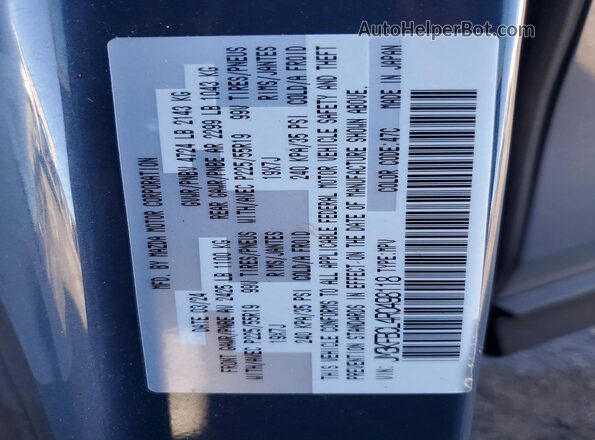 JM3KFBCL4R0498118 2024 MAZDA CX-5 Blue Widok komory silnika
