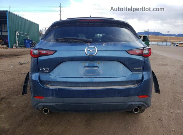 JM3KFBCM4N1546228 2022 MAZDA CX-5 Blue Widok z tyłu
