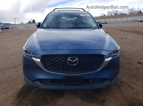 JM3KFBCM4N1546228 2022 MAZDA CX-5 Blue Widok z przodu