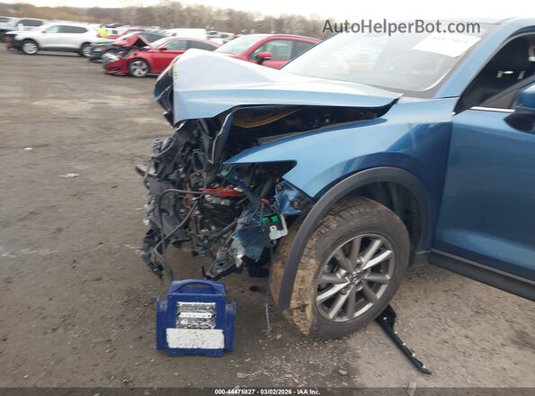 JM3KFBCM5N0562931 2022 MAZDA CX-5 Blue Դիմացի տեսք