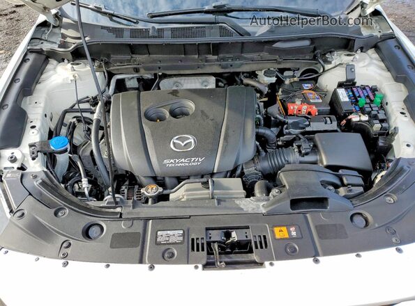 JM3KFBDL7H0189336 2017 MAZDA CX-5 White Widok komory silnika