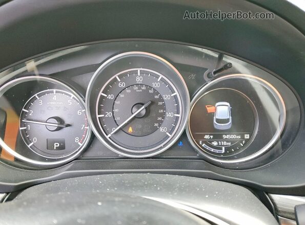 JM3KFBDL7H0189336 2017 MAZDA CX-5 White Widok zestawu wskaźników