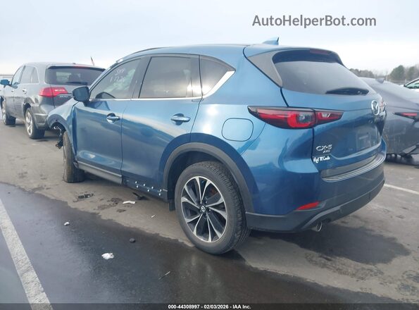 JM3KFBDM6N1607156 2022 MAZDA CX-5 Blue Trasero izquierdo