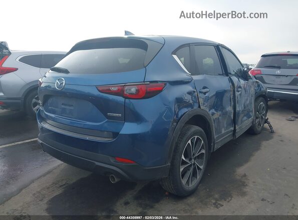 JM3KFBDM6N1607156 2022 MAZDA CX-5 Blue Trasero derecho