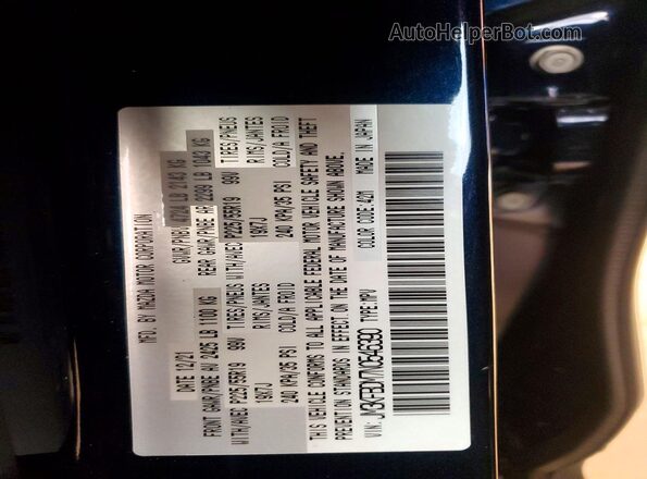 JM3KFBDM7N0546390 2022 MAZDA CX-5 Blue Widok komory silnika