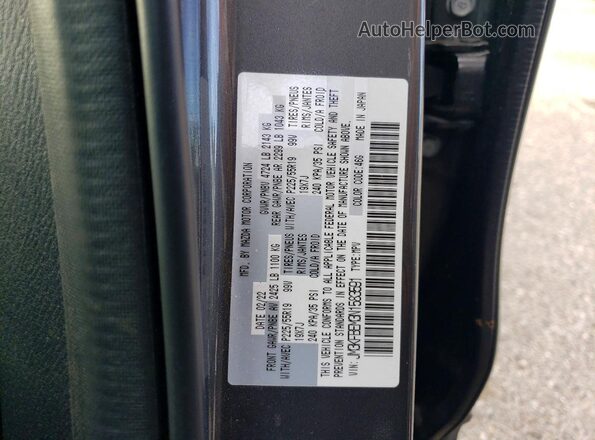 JM3KFBEM3N1583591 2022 MAZDA CX-5 Gray ძრავის განყოფილების ხედი