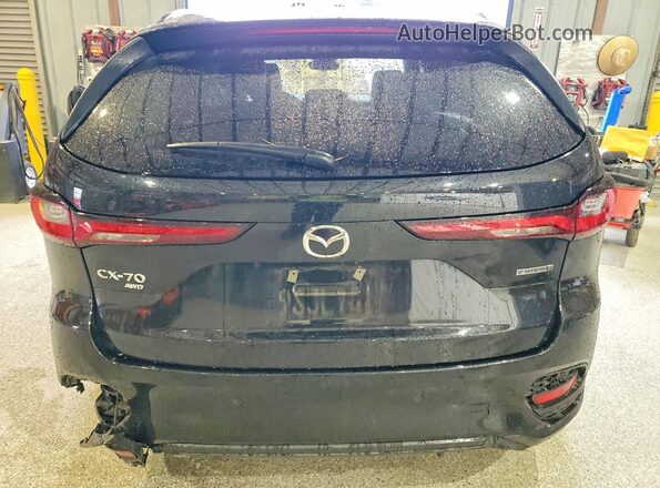 JM3KJBHDXS1121907 2025 MAZDA CX-70 Black Вид ззаду