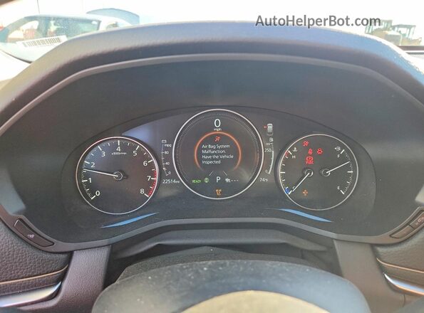 JM3KJBHDXS1121907 2025 MAZDA CX-70 Black Вид щитка приладів