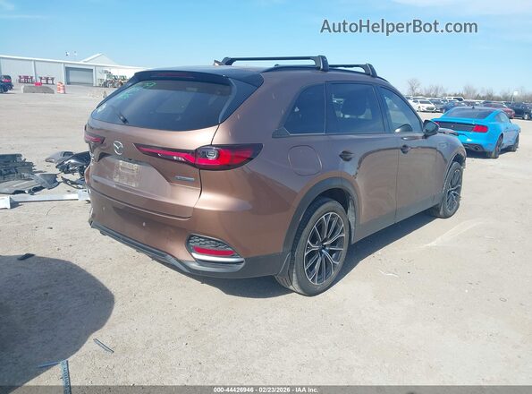 JM3KJDHA7S1109232 2025 MAZDA CX-70 PHEV Коричневый Задняя правая четверть