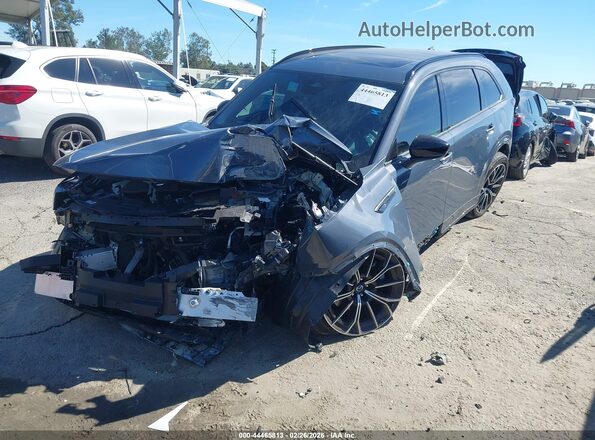 JM3KJEHC1S1106432 2025 MAZDA CX-70 Gray Առջևի ձախ երեք քառորդ տեսարան