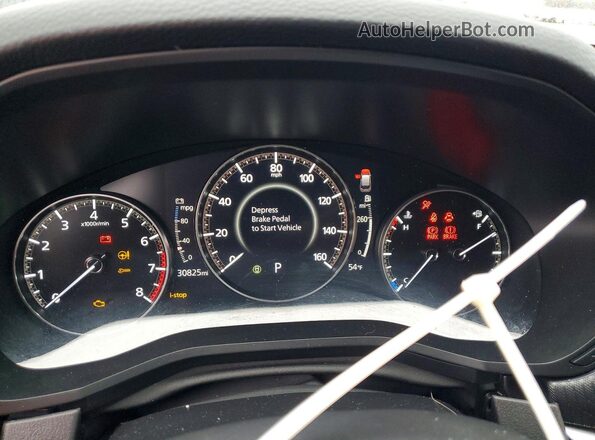 JM3KKAHD4R1163832 2024 MAZDA CX-90 Black Вид щитка приладів