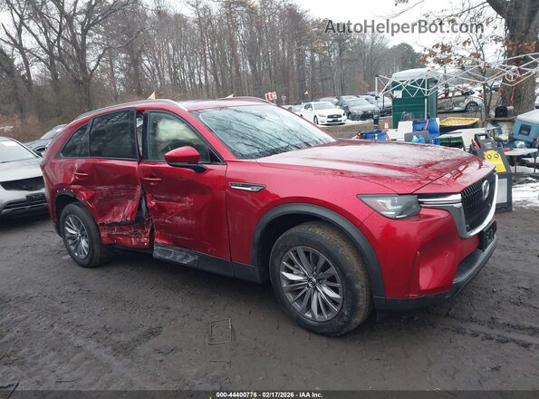JM3KKBHD1S1190885 2025 MAZDA CX-90 Red Вид задньої частини салону