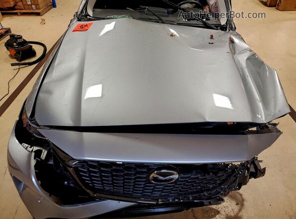 JM3KKCHD9S1228076 2025 MAZDA CX-90 Silver Vista del compartimento del motor