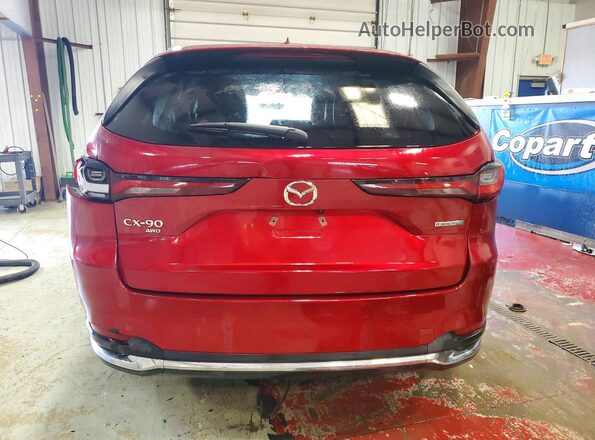 JM3KKDHA7R1125499 2024 MAZDA CX-90 Red Rear view