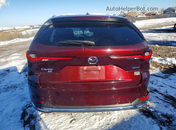 JM3KKDHDXR1148303 2024 MAZDA CX-90 Burgundy 