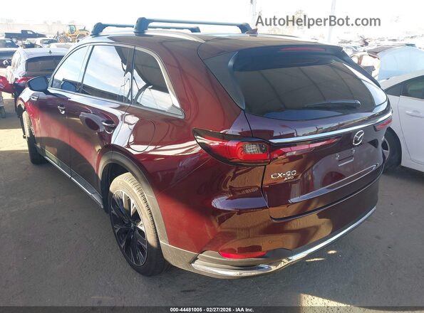 JM3KKEHA6S1219000 2025 MAZDA CX-90 PHEV Burgundy Задня ліва чверть