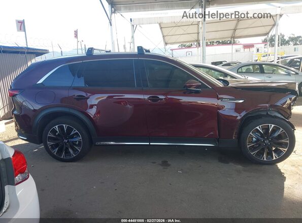 JM3KKEHA6S1219000 2025 MAZDA CX-90 PHEV Burgundy Панорамний вид салону 360°