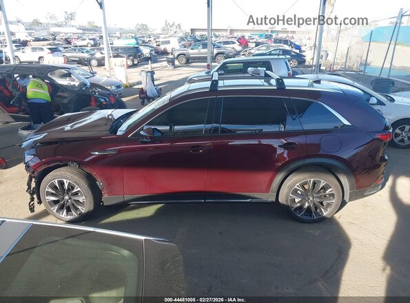 JM3KKEHA6S1219000 2025 MAZDA CX-90 PHEV Burgundy 