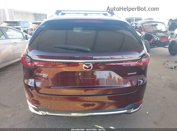 JM3KKEHA6S1219000 2025 MAZDA CX-90 PHEV Burgundy 
