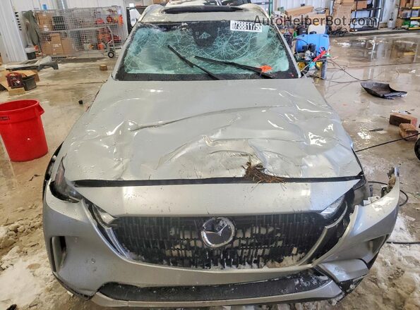 JM3KKEHD3S1218493 2025 MAZDA CX-90 Silver Вид спереду