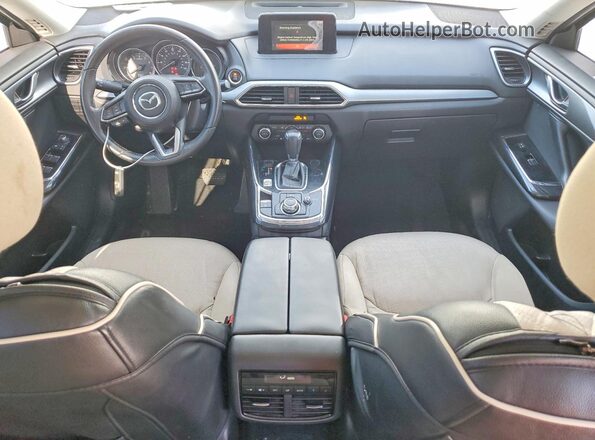 JM3TCBBY1G0109717 2016 MAZDA CX-9 White Вид панелі приладів