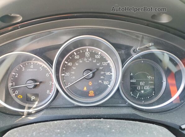 JM3TCBBY1G0109717 2016 MAZDA CX-9 White Вид щитка приладів