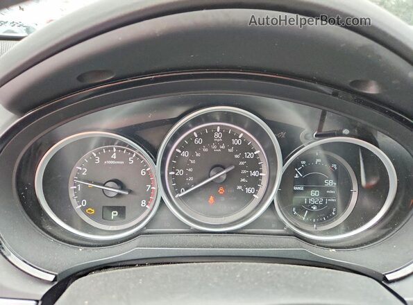 JM3TCBBY4G0109582 2016 MAZDA CX-9 Blue Vista del cuadro de instrumentos
