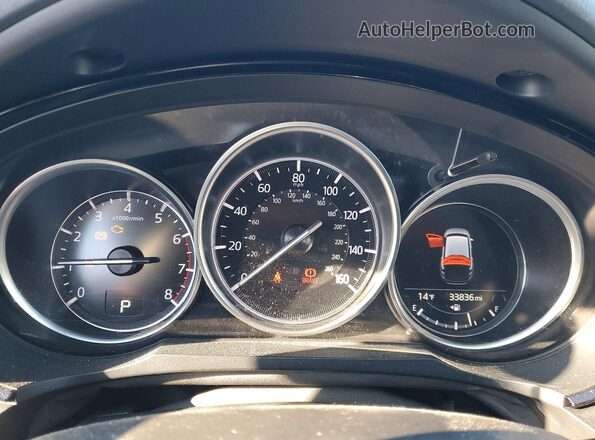 JM3TCBCY3P0648354 2023 MAZDA CX-9 Silver Instrument cluster view