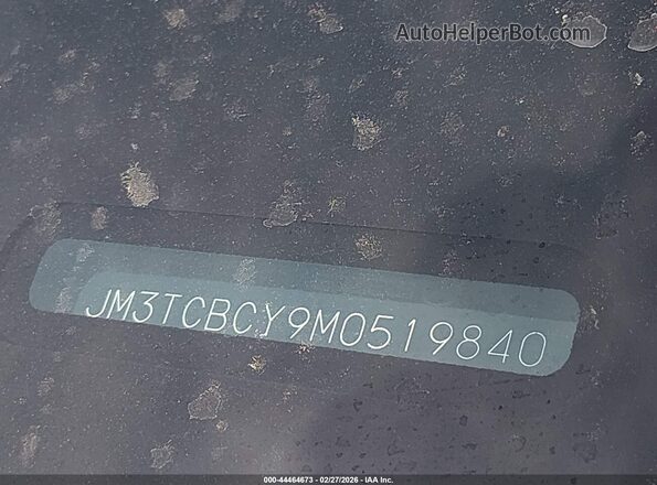 JM3TCBCY9M0519840 2021 MAZDA CX-9 White Vista del compartimento del motor
