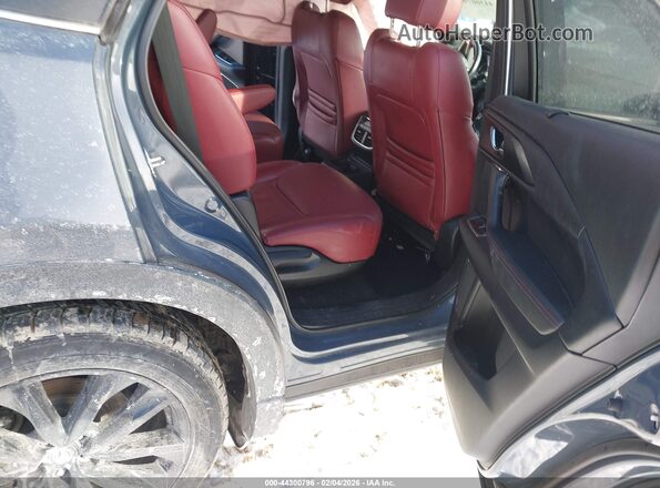 JM3TCBDY3N0608481 2022 MAZDA CX-9 Dark Blue Vista de la etiqueta del VIN