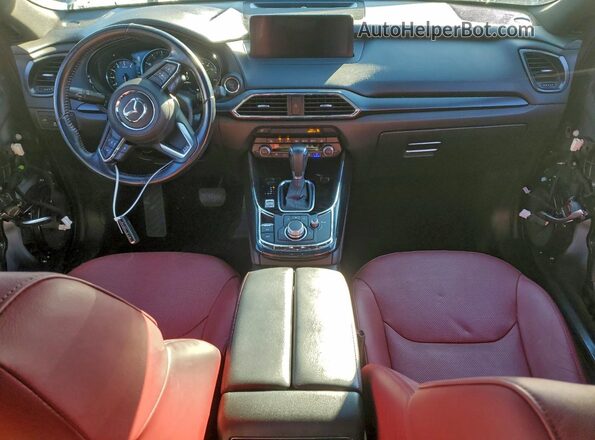 JM3TCBDY3P0650846 2023 MAZDA CX-9 Gray Rear seats view