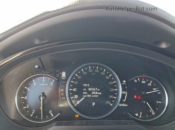 JM3TCBDY4M0512714 2021 MAZDA CX-9 White Vista del cuadro de instrumentos