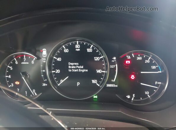 JM3TCBDY7P0630051 2023 MAZDA CX-9 Gray Widok tylnych siedzeń