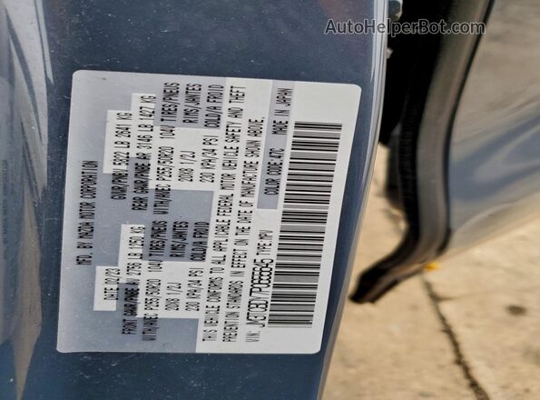 JM3TCBDY7P0655645 2023 MAZDA CX-9 Blue VIN sticker view