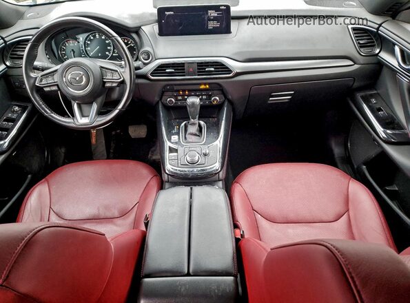 JM3TCBDY7P0655645 2023 MAZDA CX-9 Blue Dashboard view