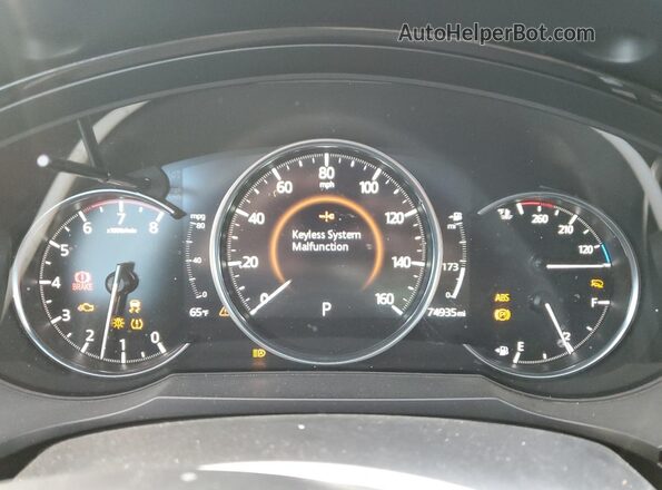 JM3TCBDY9P0634814 2023 MAZDA CX-9 White Widok zestawu wskaźników