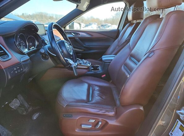 JM3TCBEY2G0106174 2016 MAZDA CX-9 Gray Front interior view