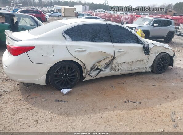 JN1AV7AP8HM890006 2017 INFINITI Q50 HYBRID White Rear right