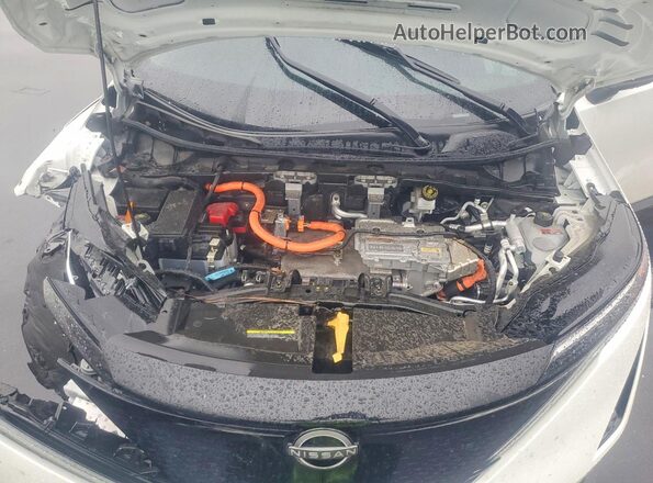 JN1BF0AA2PM405734 2023 NISSAN ARIYA White Engine compartment view