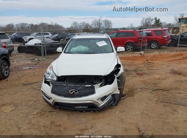 JN1BJ0RR0HM412871 2017 INFINITI QX50 White Widok wnętrza z tyłu